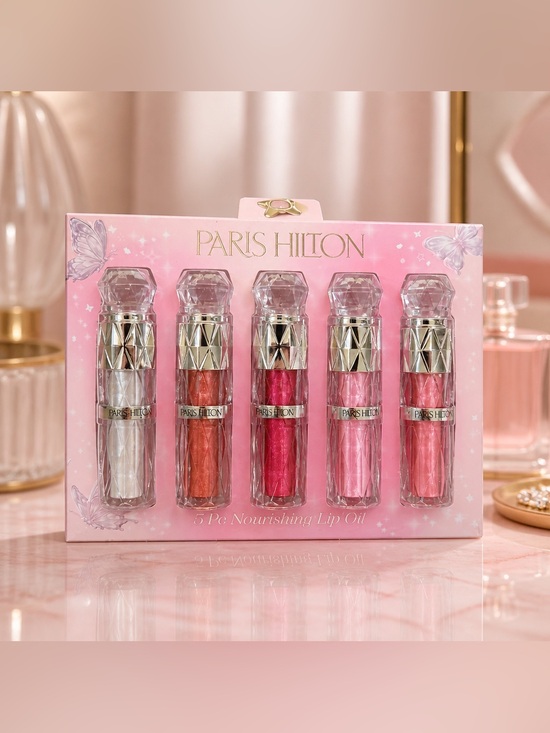 Paris Hilton Other - Paris Hilton 5 Pc Nourishing Lip Oil Set